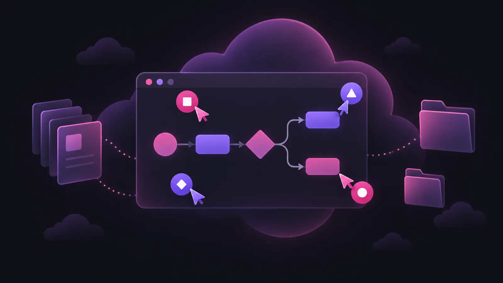 Wspólna praca zespołu nad workflow w chmurze